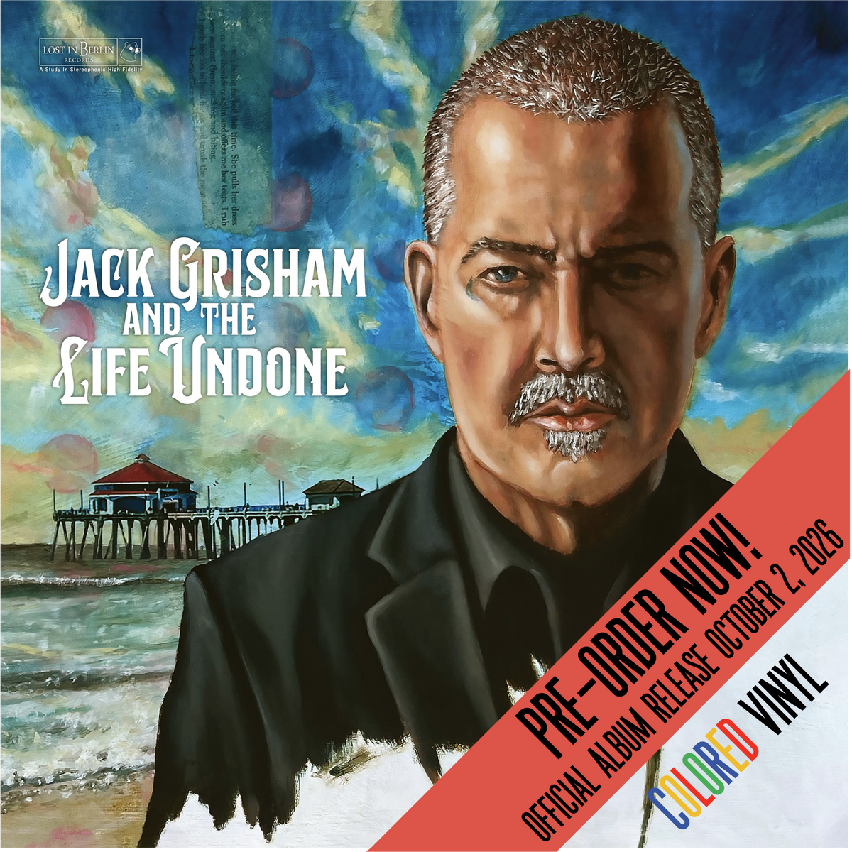 Jack Grisham and the Life Undone Gatefold LP - COLORED vinyl, limited edition of 300