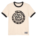 PAIN GOES AROUND - Short sleeve, ring-style t-shirt black