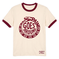 PAIN GOES AROUND - Short sleeve, ring-style t-shirt red